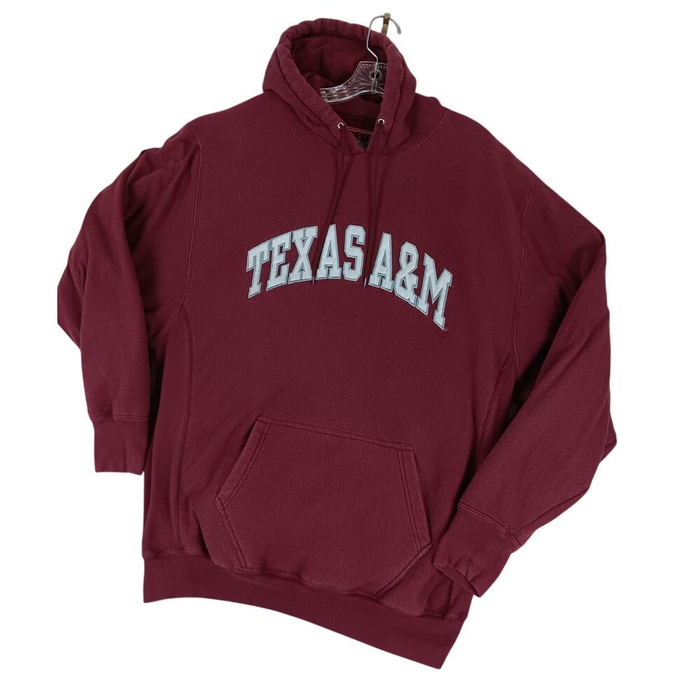 Steve & Barry's Vintage Texas A&M Technical Fleece Hoodies Mens XL‎ Maroon NCAA